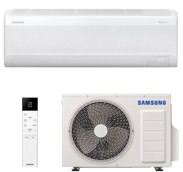Samsung AR60F12C1AWNEU + AR60F12C1AWXEU WindFree™ Comfort S2 Inverteres Split klíma
